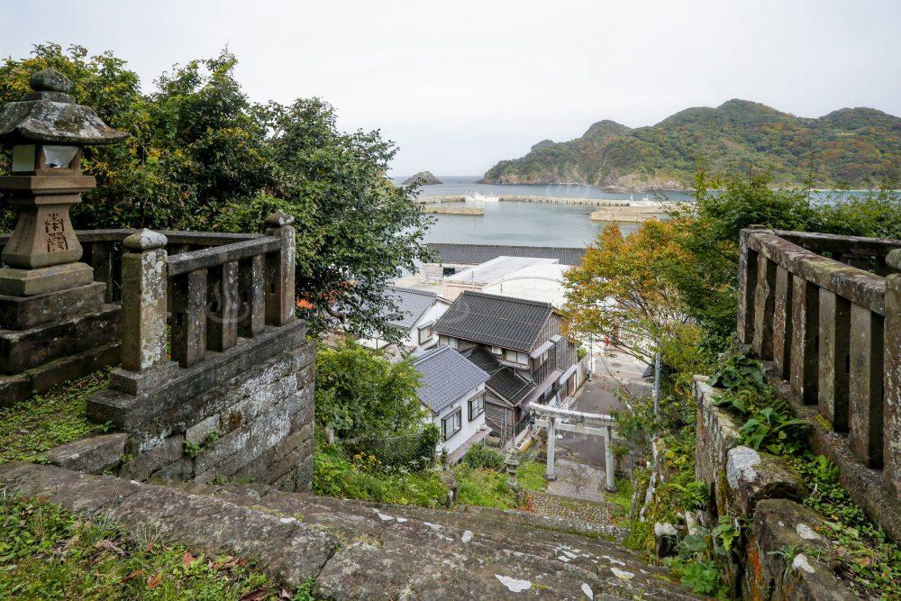 諸寄　為世永神社（いよながじんじゃ）からの眺め