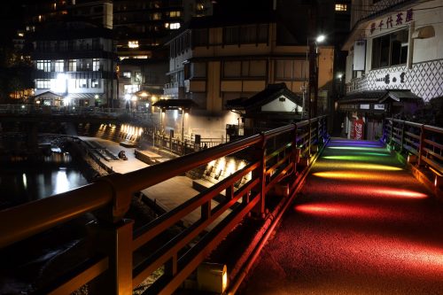 湯村温泉　夜景