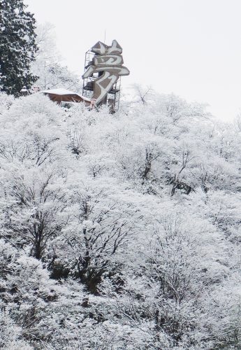 清正公園雪景色
