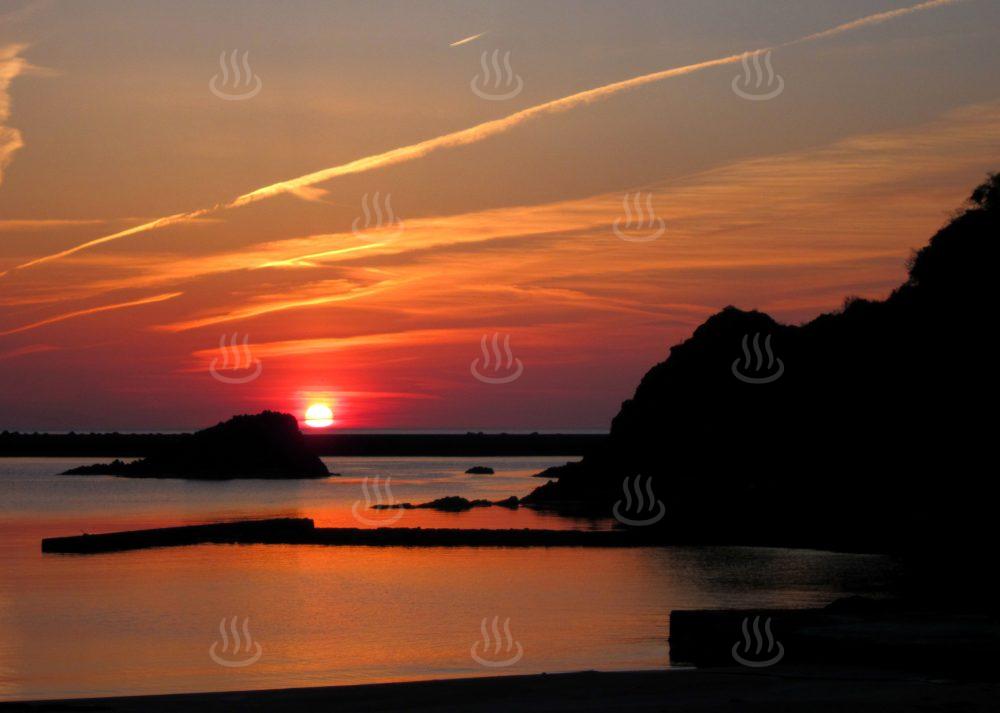 諸寄の夕焼け