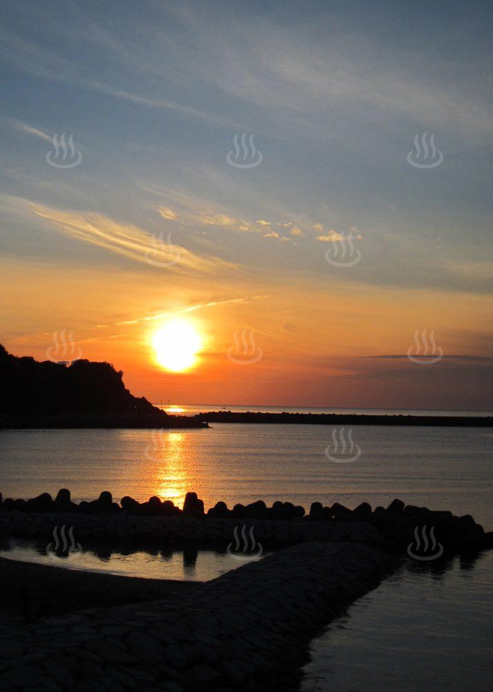 諸寄の夕焼け