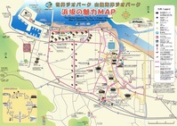 浜坂の魅力マップ　　　　　　　　　　　　　　　　　　　　　　　　　　　　　　◆Ａ２版・両面・カラー