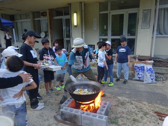 こども夏キャンプ　久斗山