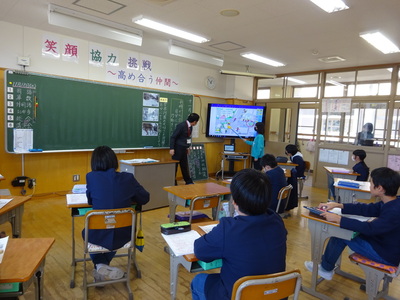 温泉小学校　６年　大雪の時の危険