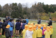 体験教室が終わって　児童からお礼のあいさつ