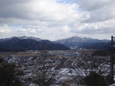 浜坂中学校から見える景色