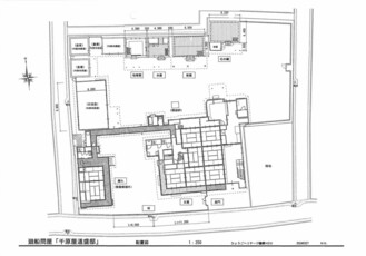 廻船問屋千原屋道盛邸平面図