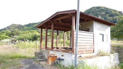 七釜足湯「白さぎの湯」
