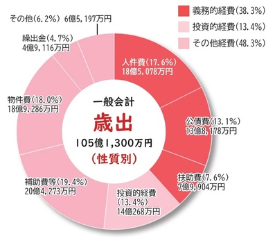 歳出グラフ（性質別）