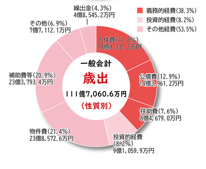 歳出グラフ（性質別）