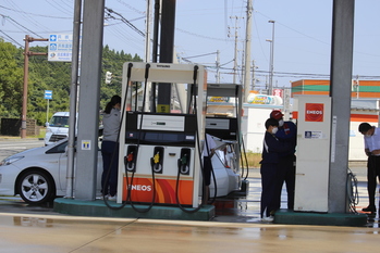 ガソリンスタンド　岩田石油　