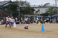 最後のリレー　盛り上がりました