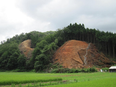 対田清水谷古墳群全景