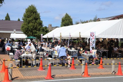 BBQの様子