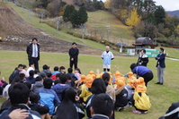 大畑大介さんのラグビー体験教室　開会　大畑大介さん紹介