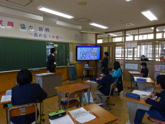 温泉小学校　大雪の時の危険