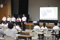 夢が丘中学校の発表