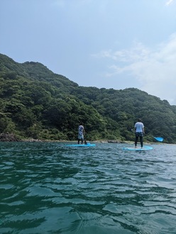 SUP体験の様子