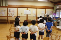 口を大きく開けて元気いっぱい歌ってくれました