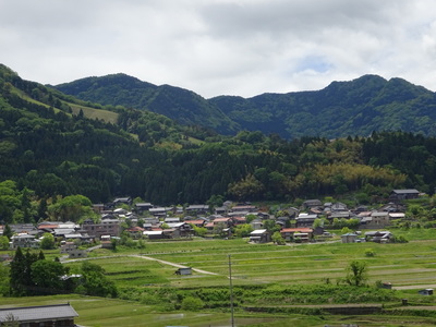 照来小学校から見える地域の風景